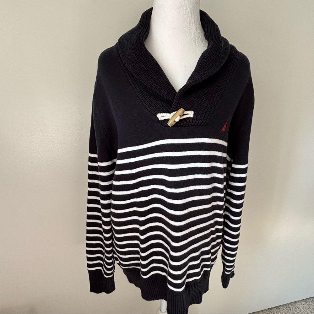 Nautica Navy Knit Sweater